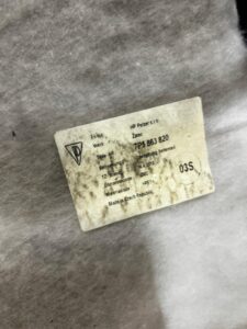 BOCZEK TAPICERKA BAGAŻNIKA PRAWY PRAWA PORSCHE CAYENNE II 7P5