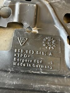 WYGŁUSZENIE MATA PODŁOGI TYŁ PORSCHE MACAN 95B