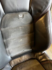 FOTEL LEWY PRZÓD AIRBAG SKÓRA ALCANTARA PORSCHE CAYENNE II 7P5 GTS