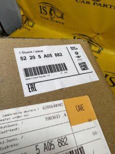 ZAGŁÓWEK KANAPY TYŁ SKÓRA BMW 3 G21 NOWY OEM