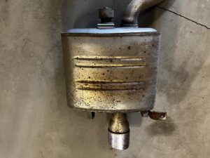 RURA WYDECHOWA TŁUMIK WYDECH KOŃCOWY BMW 5 E60 E61 N47 520d