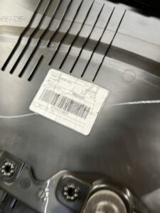 BOCZEK TAPICERKA DRZWI PRAWY TYŁ DACIA SANDERO III