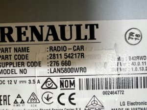 NOWE RADIO NAWIGACJA NAVI DACIA DUSTER II 19R.