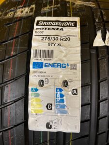 NOWA OPONA LETNIA BRIDGESTONE POTENZA S007 275/30 R20 95W XL 2021R