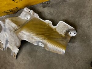 BLACHA OSŁONA TERMICZNA RURY WYDECHOWEJ RENAULT ESPACE VI