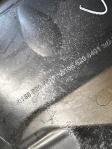 WYGŁUSZENIE OSŁONA WYKŁADZINA ŚCIANY GRODZIOWEJ MERCEDES GLS X166 LHD