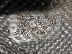 BLACHA OSŁONA TERMICZNA WYDECHU CITROEN C4 GRAND PICASSO II 1.6 THP