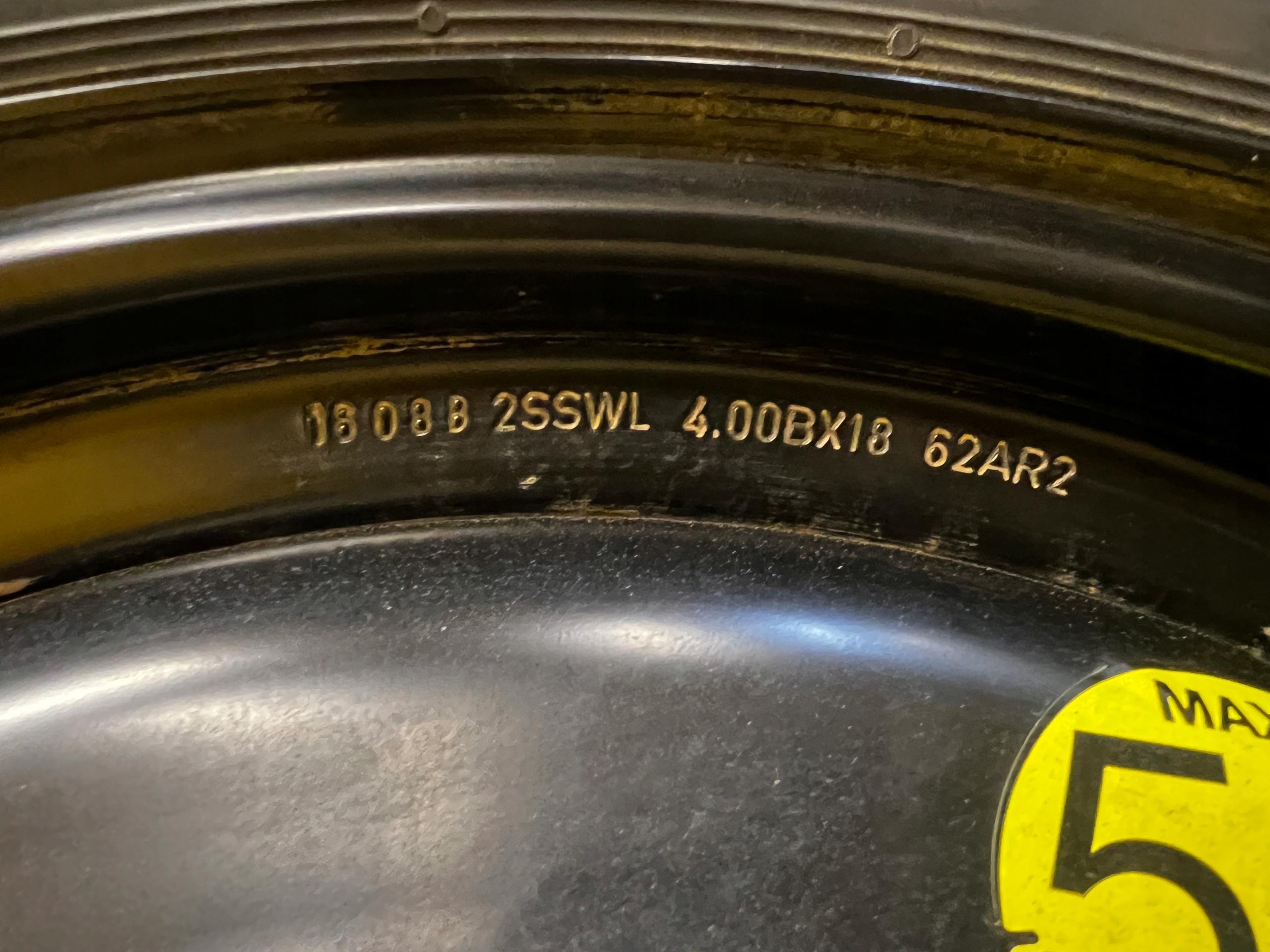 KOŁO ZAPASOWE DOJAZDOWE RANGE ROVER EVOQUE L538 II L551 155/85 R18