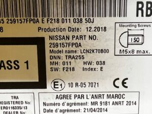 RADIO NAWIGACJA NISSAN X-TRAIL T32 LIFT