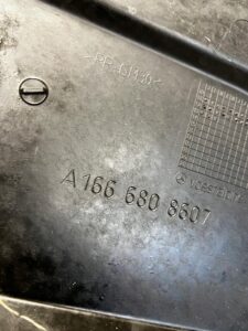 PŁYTA OSŁONA PODWOZIA MERCEDES GL X166