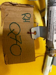 KURTYNA AIRBAG PRAWA INFINITI Q70 M M30D M35H M37