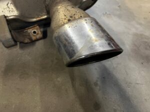 RURA WYDECHOWA TŁUMIK WYDECH KOŃCOWY BMW 5 E60 E61 N47 520d