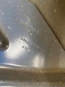 BŁOTNIK TYŁ LEWY FORD BRONCO 21- VELOCITY BLUE PEARL METALIC