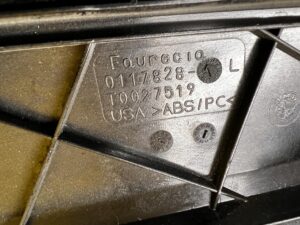 LISTWA TUNELU ŚRODKOWEGO LEWA SKÓRA MERINO CZARNA BMW X5 E70 X6 E71