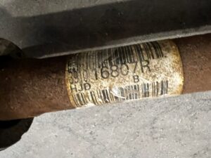 PÓŁOŚ PRZÓD LEWY LEWA KRÓTKA DACIA DUSTER II 2 1.0 TCE