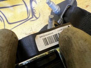 KOMPLET PASY BEZPIECZEŃSTWA TYŁ PEUGEOT 508 I LIFT SW KOMBI