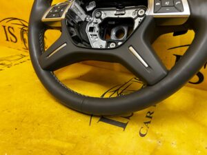 KIEROWNICA SKÓRA MULTIFUNKCJA MANETKI ŁOPATKI GRZANA MERCEDES GL X166