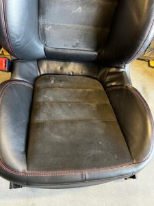 FOTEL LEWY PRZÓD AIRBAG SKÓRA ALCANTARA PORSCHE CAYENNE II 7P5 GTS