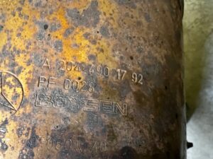 FILTR CZĄSTEK STAŁYCH DPF MERCEDES CLS W218 3.0 CDI V6 DIESEL