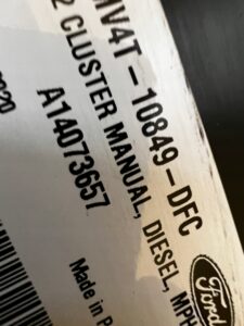 LICZNIK VIRTUAL COCKPIT ZEGARY FORD KUGA MK3 DIESEL DIGITAL MV4T-10849-DFC