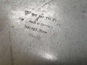 OSŁONA PŁYTA PODŁOGA SILNIKA POD SILNIK PORSCHE PANAMERA 970 I LIFT HYBRID