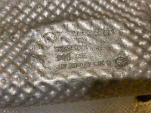 OSŁONA IZOLACJA TERMICZNA MERCEDES W257