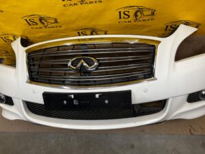 ZDERZAK PRZÓD PRZEDNI 4 X PDC SPRYSKIWACZE INFINITI Q70 M35h BIAŁA PERŁA