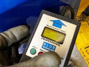 KOMPLET DRZWI PRAWY PRZÓD TYŁ FORD BRONCO 21- VELOCITY BLUE PEARL METALIC