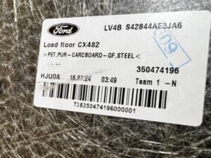 PODŁOGA WYKŁADZINA DYWAN BAGAŻNIKA FORD KUGA MK3 LIFT
