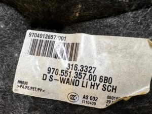 BOCZEK BAGAŻNIKA TYŁ LEWY PORSCHE PANAMERA 970 I LIFT 3.0 S E-HYBRID