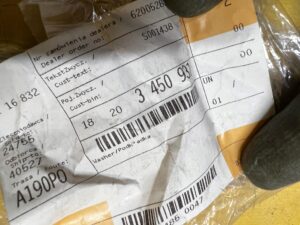 2 X PODKŁADKA UCHWYTU RURY WYDECHOWEJ BMW X3 E83 LIFT NOWA OEM