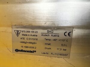 ZBIORNIK POWIETRZA ZAWIESZENIA NIVO PORSCHE PANAMERA 970 I LIFT HYBRID