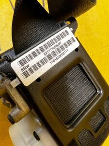 PAS BEZPIECZEŃSTWA PRAWY PRZÓD CZARNY BMW X6 E71