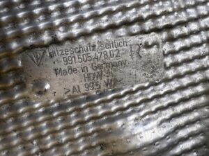 OSŁONA TERMICZNA PORSCHE 911 991 CARRERA LIFT 3.0