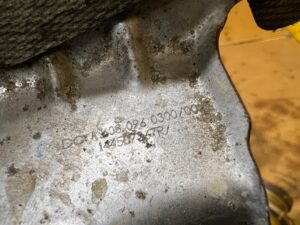 BLACHA OSŁONA TERMICZNA TURBOSPRĘŻARKI TURBO DACIA DOKKER 1.5 BLUE DCI