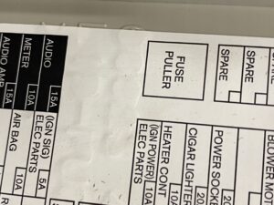 OSŁONA POKRYWA ZAŚLEPKA BEZPIECZNIKÓW INFINITI Q50