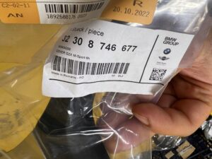 DEKOR OSŁONA KIEROWNICY SPORT M-PAKIET BMW 1 F40 3 G20 Z4 G29 NOWY OEM