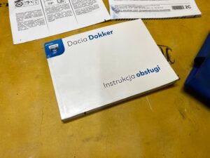 KSIĄŻKA INSTRUKCJA OBSŁUGI SERWISOWA POLSKA DACIA DOKKER