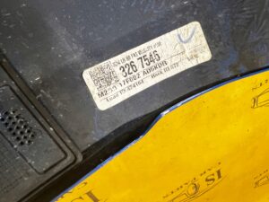 NAROŻNIK BŁOTNIKA TYŁ LEWY FORD BRONCO 21- VELOCITY BLUE PEARL METALIC