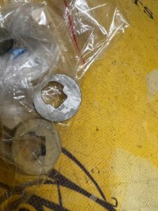 2 X PODKŁADKA MIMOŚR. ŚRUBY WAH. TYŁ BMW X5 E70 F15 X6 E71 E72 F16 NOWA OEM