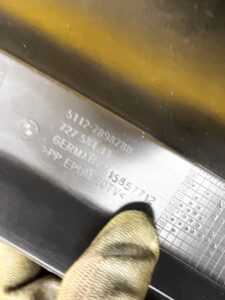 SPOILER DOKŁADKA DYFUZOR ZDERZAKA TYŁ M-PAKIET BMW 7 F01 730d 730i NOWA OEM