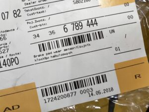 CZUJNIK ZUŻYCIA KLOCKÓW HAMULCOWYCH PRZÓD BMW Z4 E89 NOWY OEM