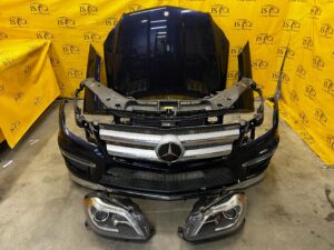 KOMPLETNY PRZÓD MASKA ZDERZAK BŁOTNIK LAMPY CHŁODNICE MERCEDES X166 GL 2014