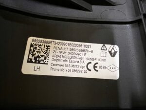 PODUSZKA AIRBAG KOMPLET DACIA DUSTER II 2