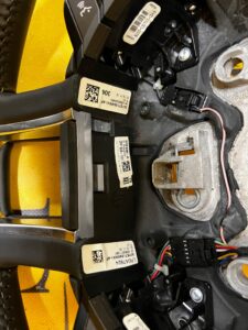 KIEROWNICA SKÓRA MULTIFUNKCJA MANETKI ŁOPATKI RANGE ROVER EVOQUE L538