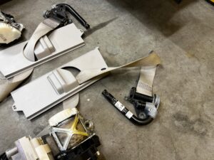 KOMPLET DESKA KONSOLA PODUSZKI AIRBAG PASY MERCEDES GL X166 ALPACA GRAY