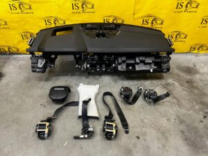 DESKA KONSOLA AIRBAG PODUSZKI 4X PASY NAPINACZE RANGE ROVER VELAR L560 HUD