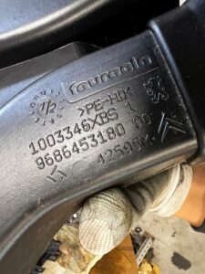 KANAŁ TUNEL NAWIEWU POWIETRZA PEUGEOT 508 I