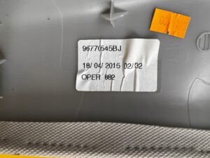 POSZYCIE OSŁONA OBUDOWA SŁUPKA PRZÓD A PRAWY CITROEN C4 GRAND PICASSO II