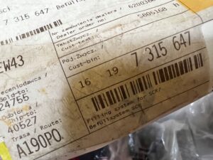 PRZEWÓD WLEWU SYSTEMU NAPEŁNIANIA SCR BMW 5 F10 LIFT B47 N47N NOWY OEM